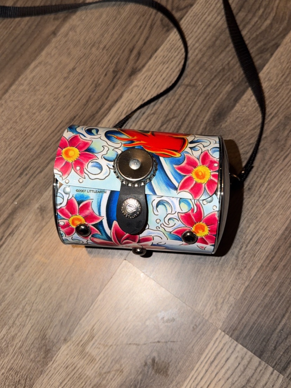 Littlearth 2007 Koi Fish Floral Hard Case Crossbody Bag Y2K